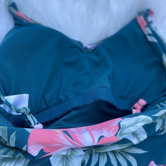 Kona Sol - Side Tie - Floral One Piece - medium - Picture 5 of 10